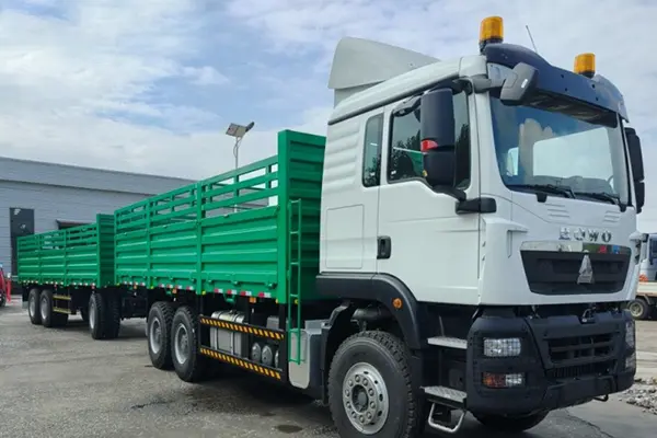 Derun 21 подразделения Drawbar Полный трейлер отправился в порт Тяньцзин