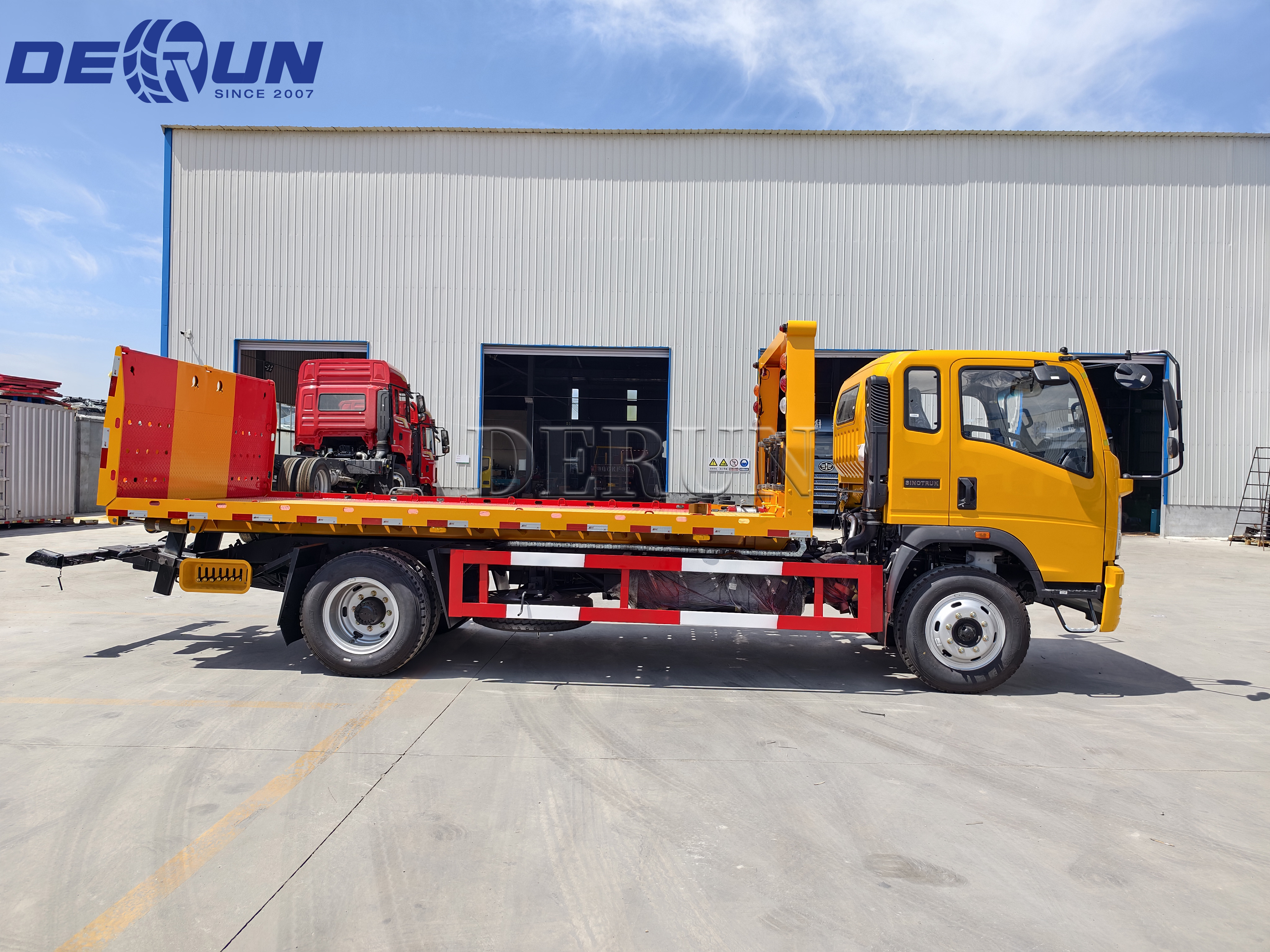 Sinotruk HOWO 4x2 Erecker Truck будет отправлен в Никарагуа