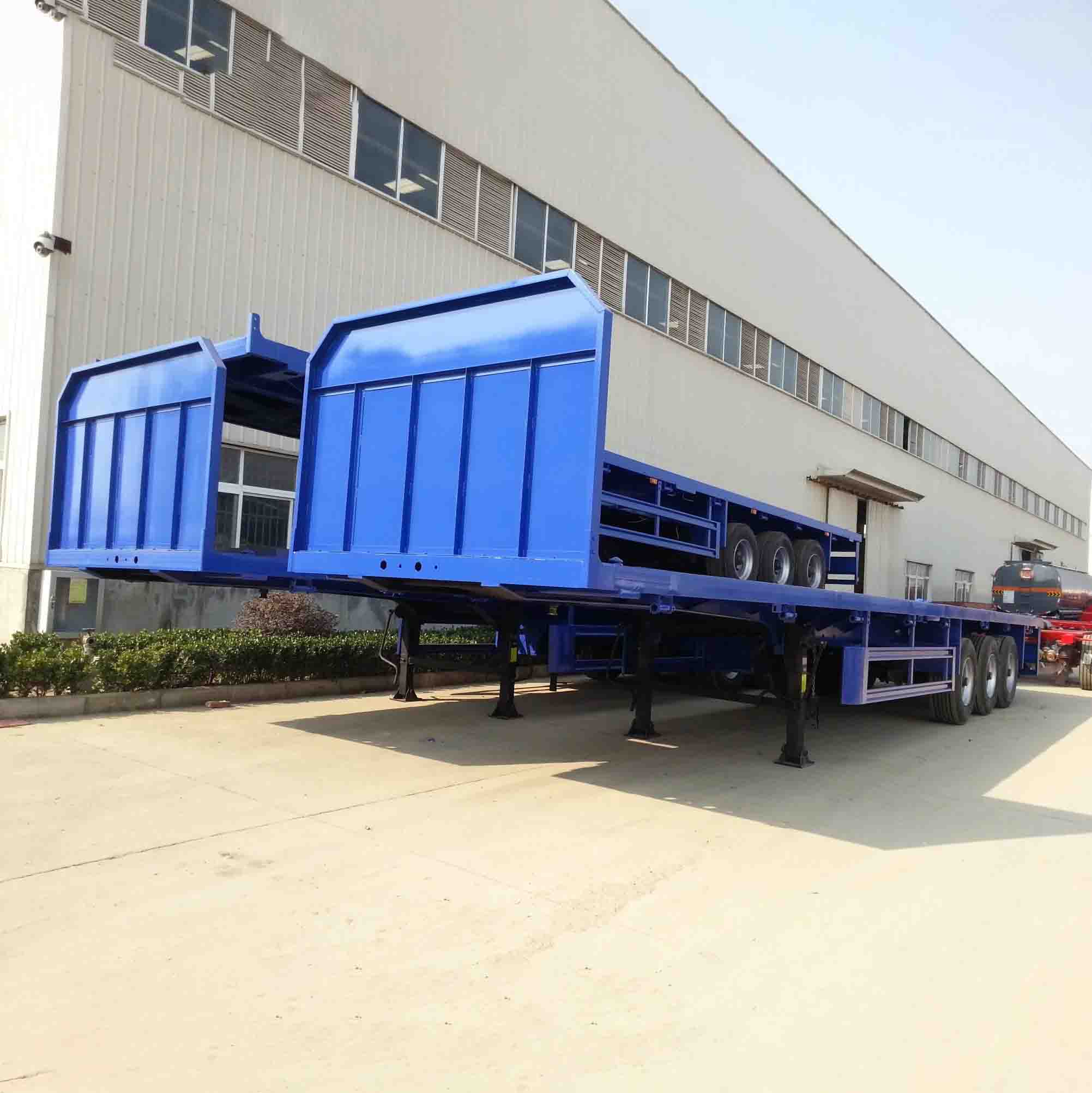 Derun Flatbed Semi Tracker с передней доской