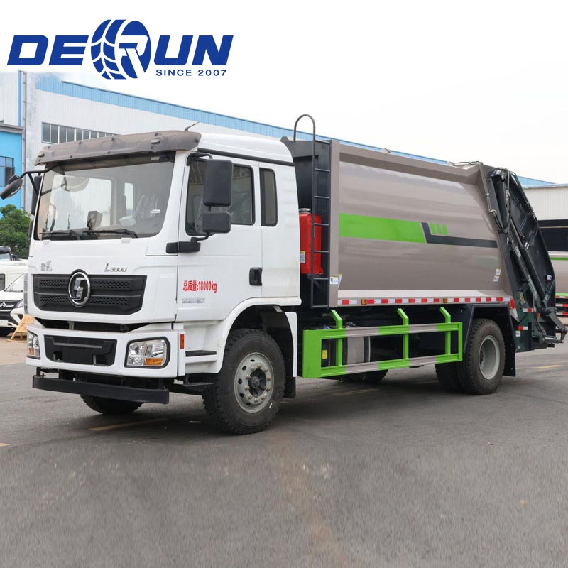 Легкий грузовик с компрессором для мусора Shacman X9 4x2 L3000