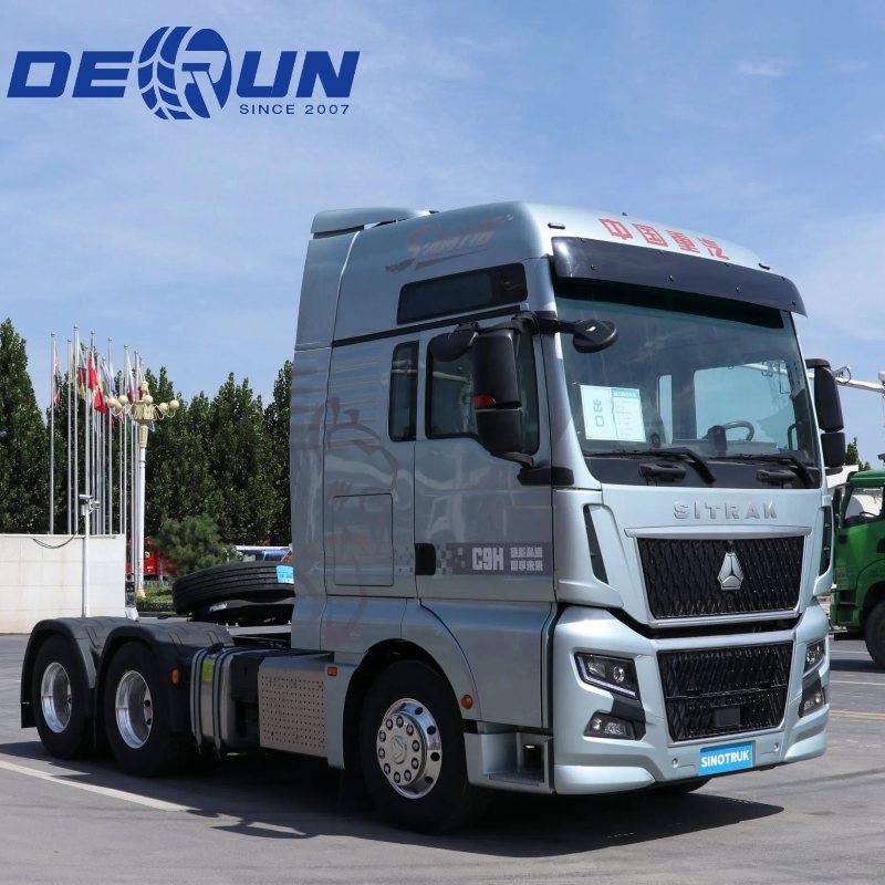 Sinotruk Sitrak 6x4 10 -й колесный трактор Tractor Prime Mover